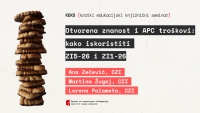 Otvorena znanost i APC tro&scaron;kovi: kako iskoristiti ZI5-26 i ZI1-26