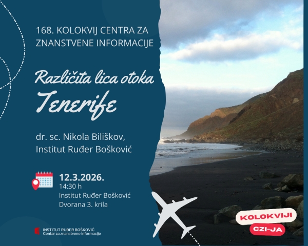 Poziv na 168. kolokvij Centra za znanstvene informacije