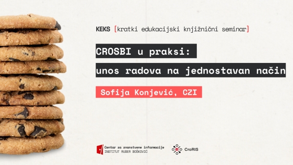 CROSBI u praksi: unos radova na jednostavan način