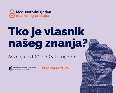 Tjedan otvorenog pristupa 2025. na Institutu Ruđer Bo&scaron;ković