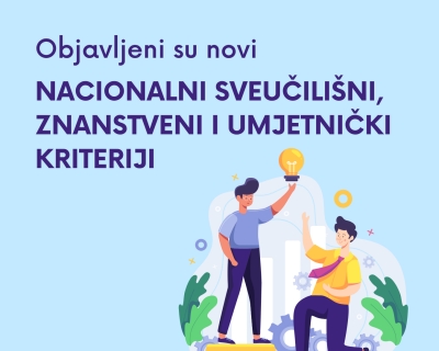 Službeno objavljeni novi Nacionalni sveučili&scaron;ni, znanstveni i umjetnički kriteriji (NN 42/2026)