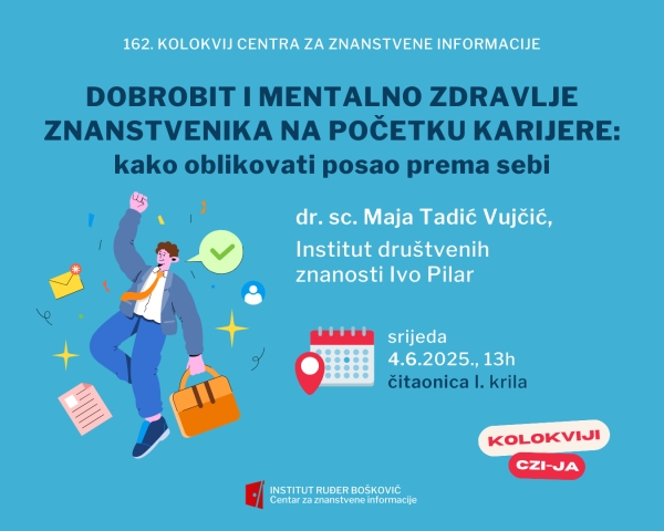 Dobrobit i mentalno zdravlje znanstvenika na početku karijere: kako oblikovati održivu karijeru