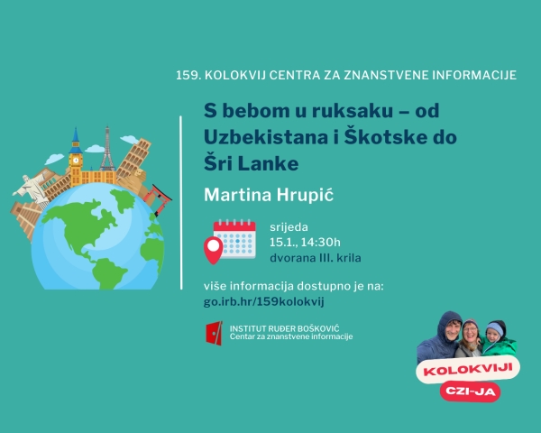 Poziv na 159. kolokvij CZI-ja: S bebom u ruksaku – od Uzbekistana i Škotske do Šri Lanke