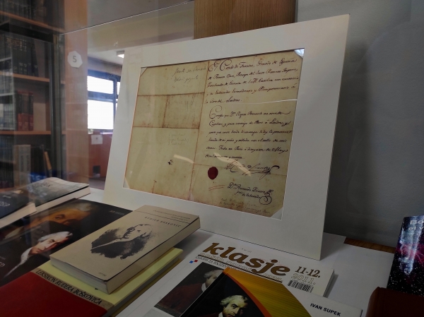 Institutu Ruđer Bošković uručena preslika povijesne isprave