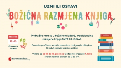 UZMI ILI oSTAVI - Božićna razmjena knjiga
