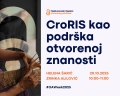 CroRIS kao podrška otvorenoj znanosti