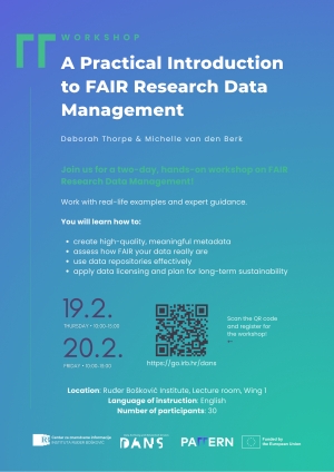 FAIR na dlanu: na interaktivnoj radionici savladajte upravljanje istraživačkim podacima