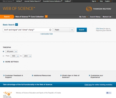 Novo sučelje Thomson Reutersovih baza podataka